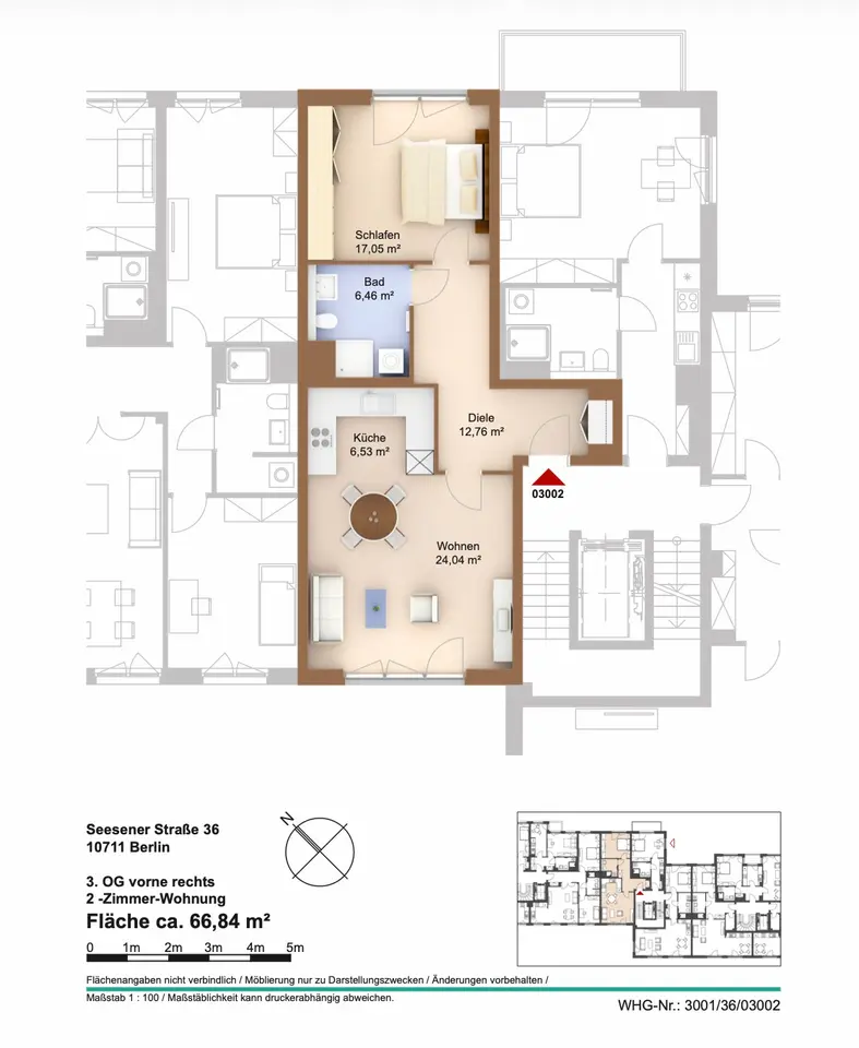 2 Zimmer Wohnung mit 68 m² in Berlin – Bild 4
