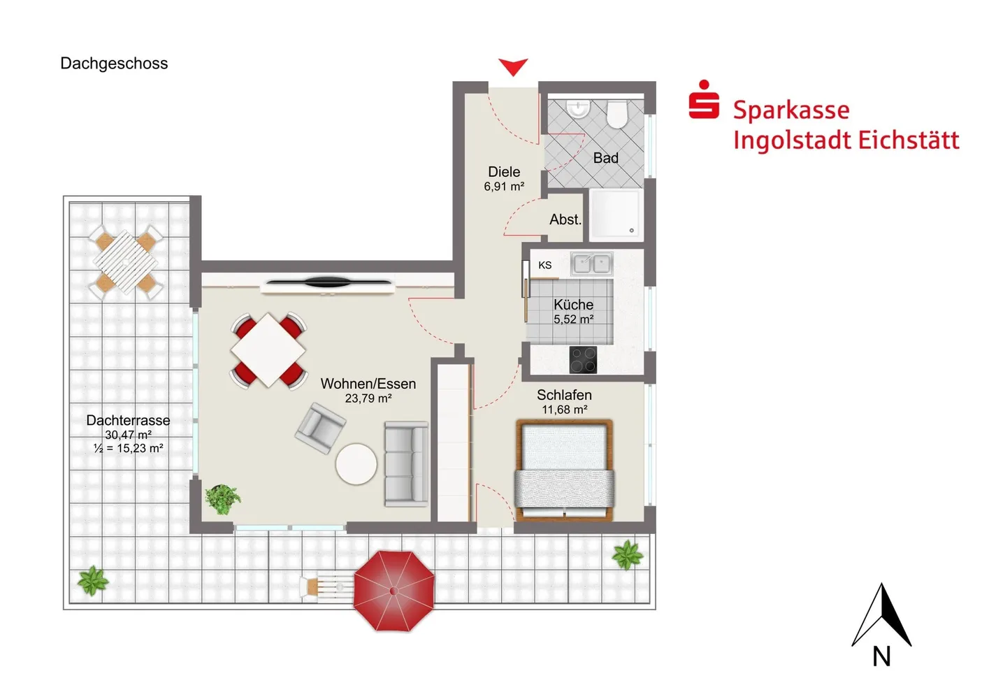 2 Zimmer Wohnung mit 68 m² in Ingolstadt – Bild 9
