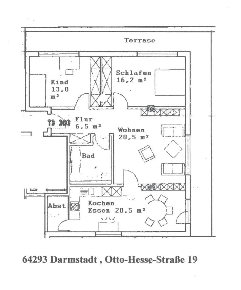 3 room apartment with 94 m² in Darmstadt – Photo 6