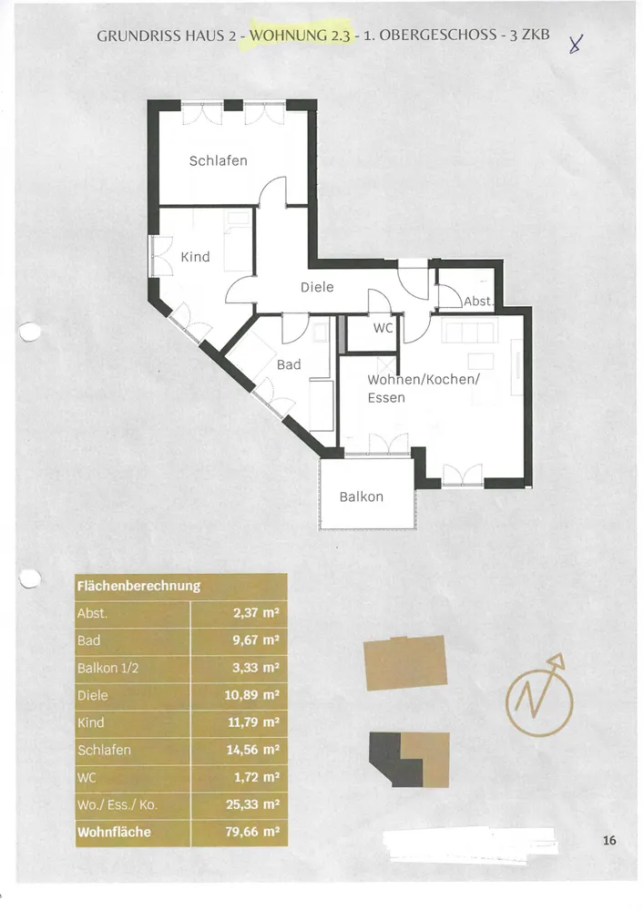 3 Zimmer Wohnung mit 80 m² in Regensburg – Bild 5