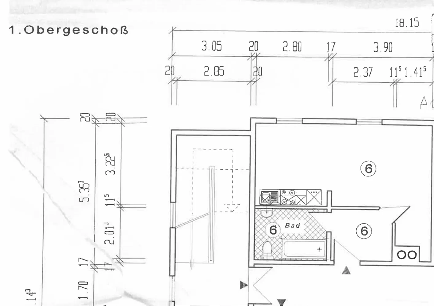 1 Zimmer Wohnung mit 34 m² in Wernigerode – Bild 1