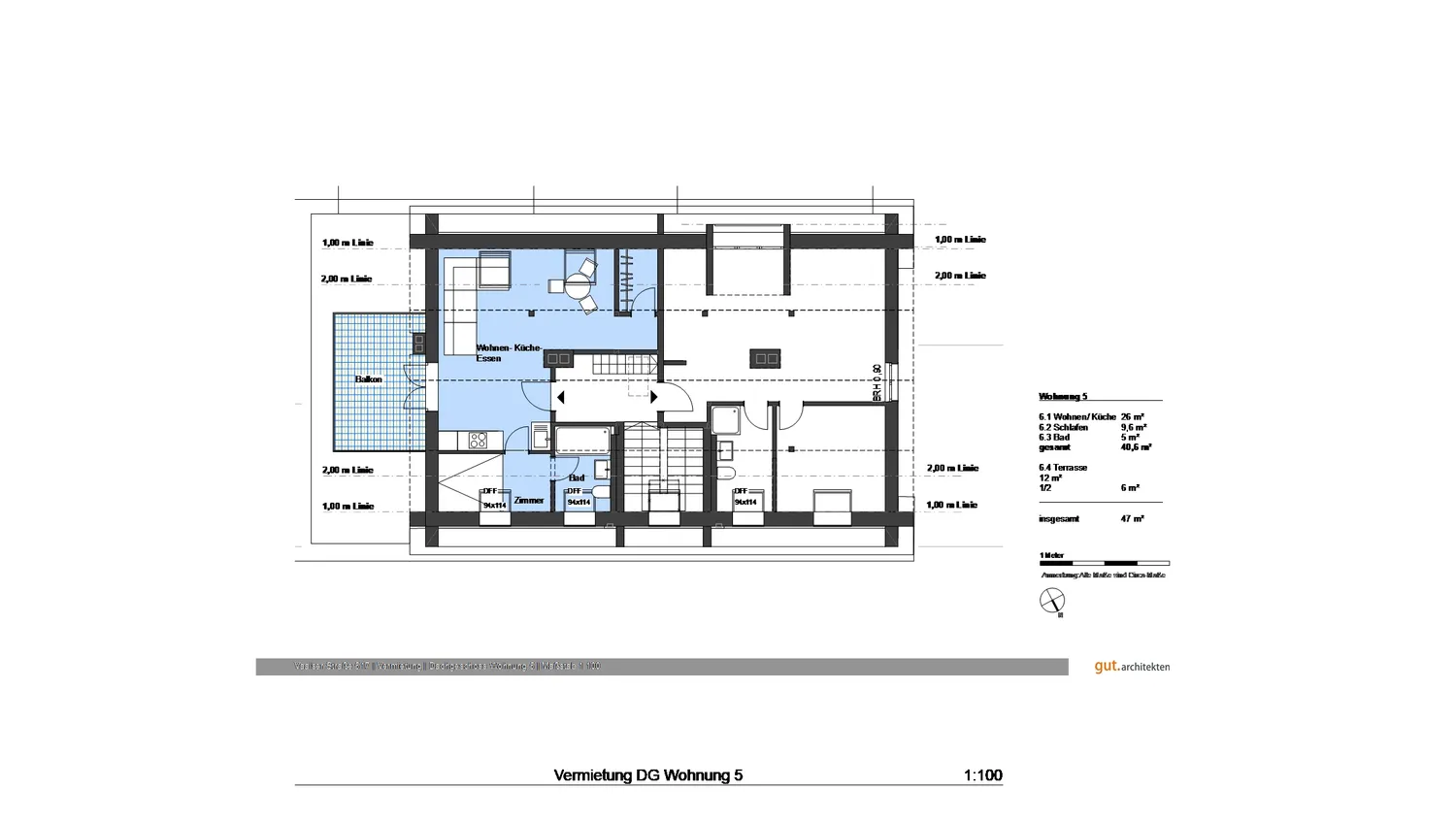 1 Zimmer Wohnung mit 47 m² in Aachen – Bild 12