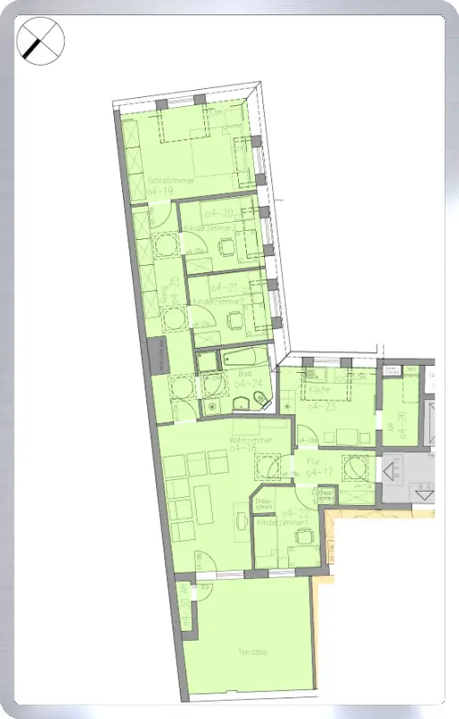 5 Zimmer Wohnung mit 112 m² in Mittweida – Bild 5