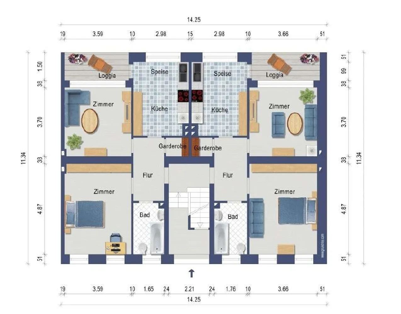 2 Zimmer Wohnung mit 56 m² in Dortmund – Bild 8