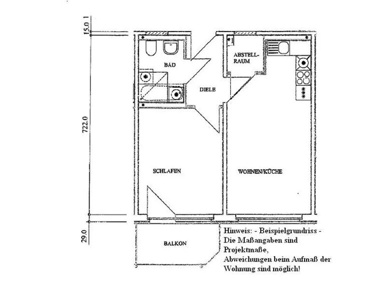 2 Zimmer Wohnung mit 50 m² in Halle (Saale) – Bild 6