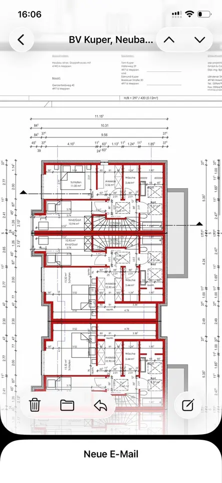 3 Zimmer Wohnung mit 100 m² in Meppen – Bild 8