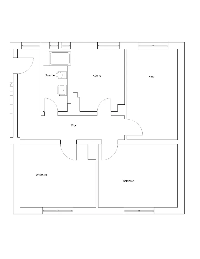 3 Zimmer Wohnung mit 73 m² in Braunschweig – Bild 4