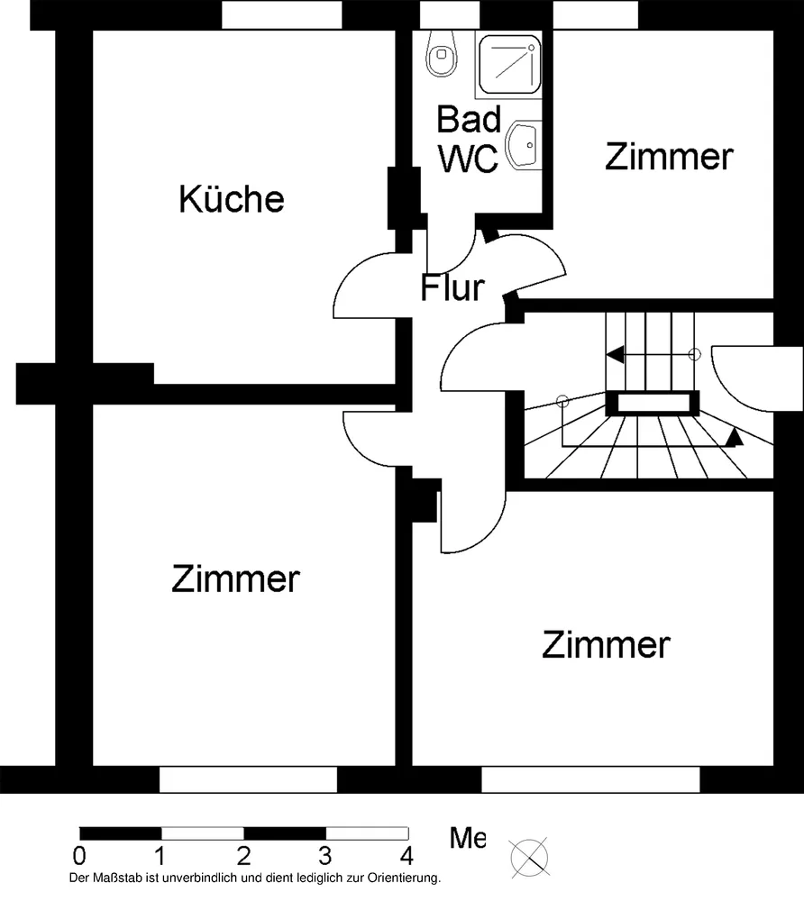 3 Zimmer Wohnung mit 65 m² in Bielefeld – Bild 2