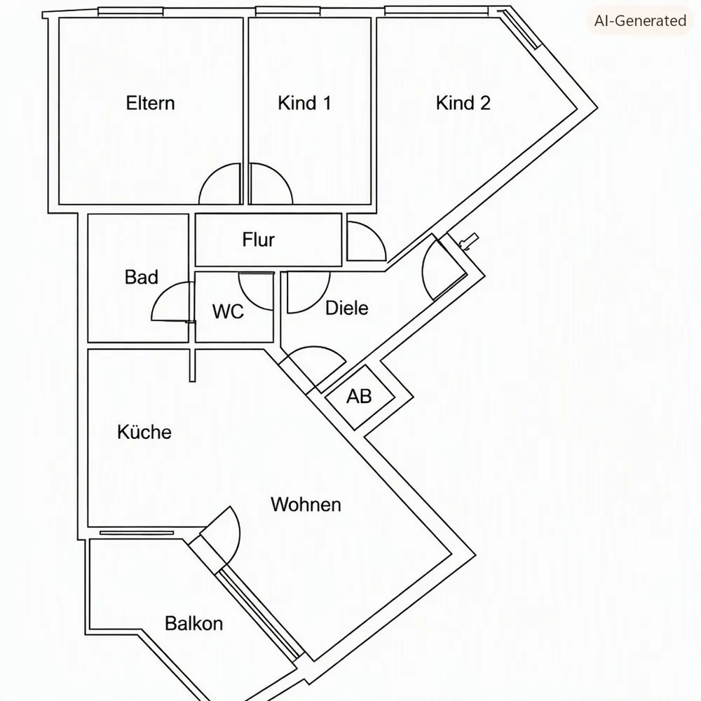 4 Zimmer Wohnung mit 101 m² in Dorsten – Bild 8
