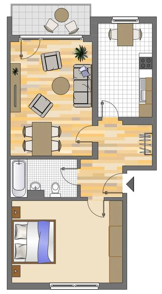 2 Zimmer Wohnung mit 66 m² in Ratingen – Bild 5