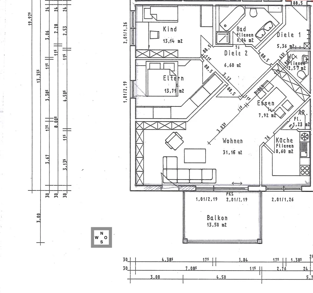 3 Zimmer Wohnung mit 102 m² in Nürnberg – Bild 3