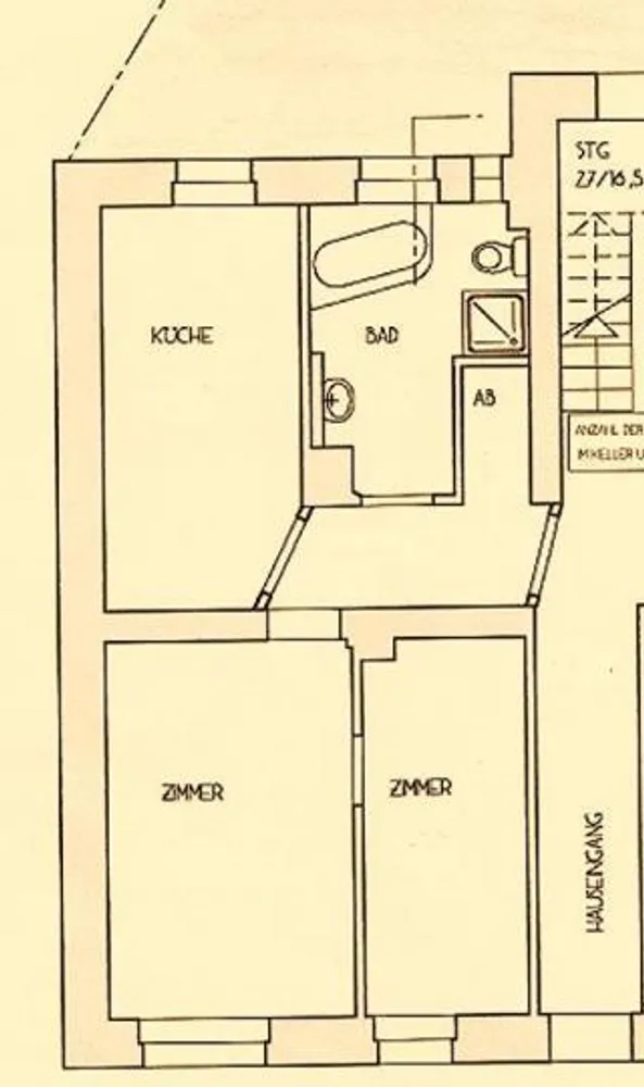 2 Zimmer Wohnung mit 50 m² in Nürnberg – Bild 2