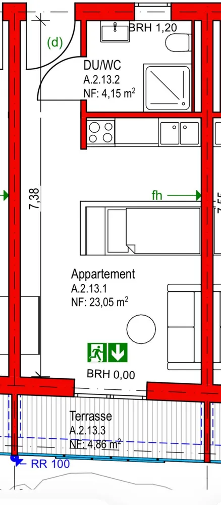1 room apartment with 30 m² in Cologne – Photo 3