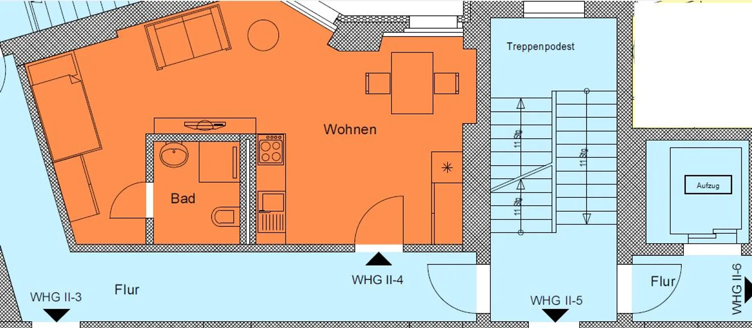 1 Zimmer Wohnung mit 33 m² in Berlin – Bild 2