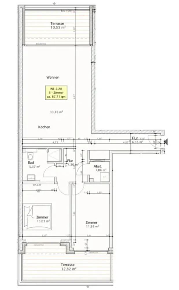 3 Zimmer Wohnung mit 88 m² in Hamburg – Bild 5