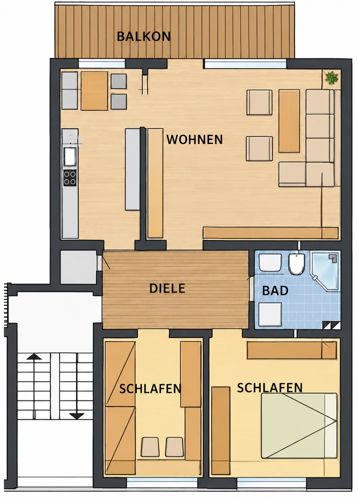 3 Zimmer Wohnung mit 78 m² in Essen – Bild 9