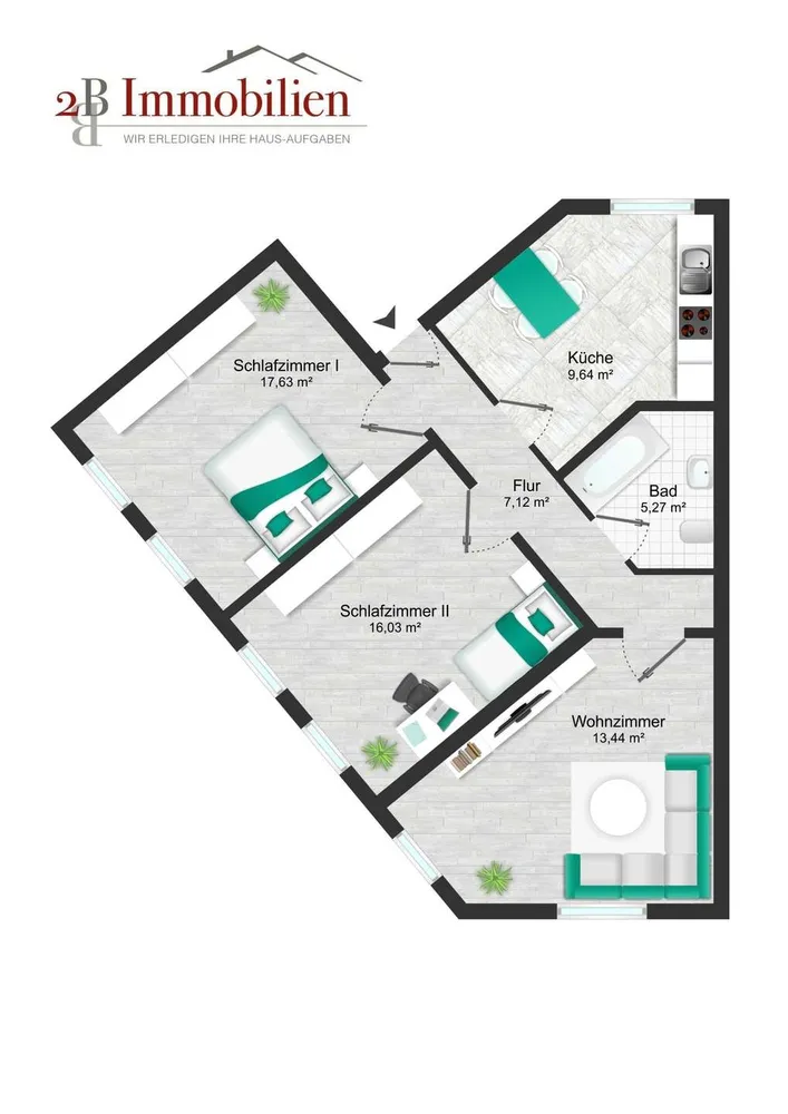 3 room apartment with 69 m² in Magdeburg – Photo 10