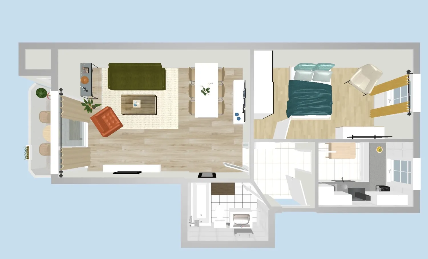 2 Zimmer Wohnung mit 56 m² in Münster – Bild 4