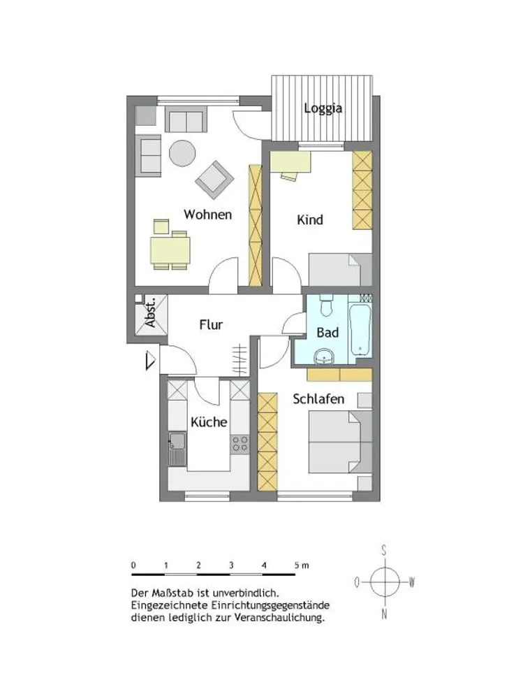 3 Zimmer Wohnung mit 72 m² in Mülheim an der Ruhr – Bild 2
