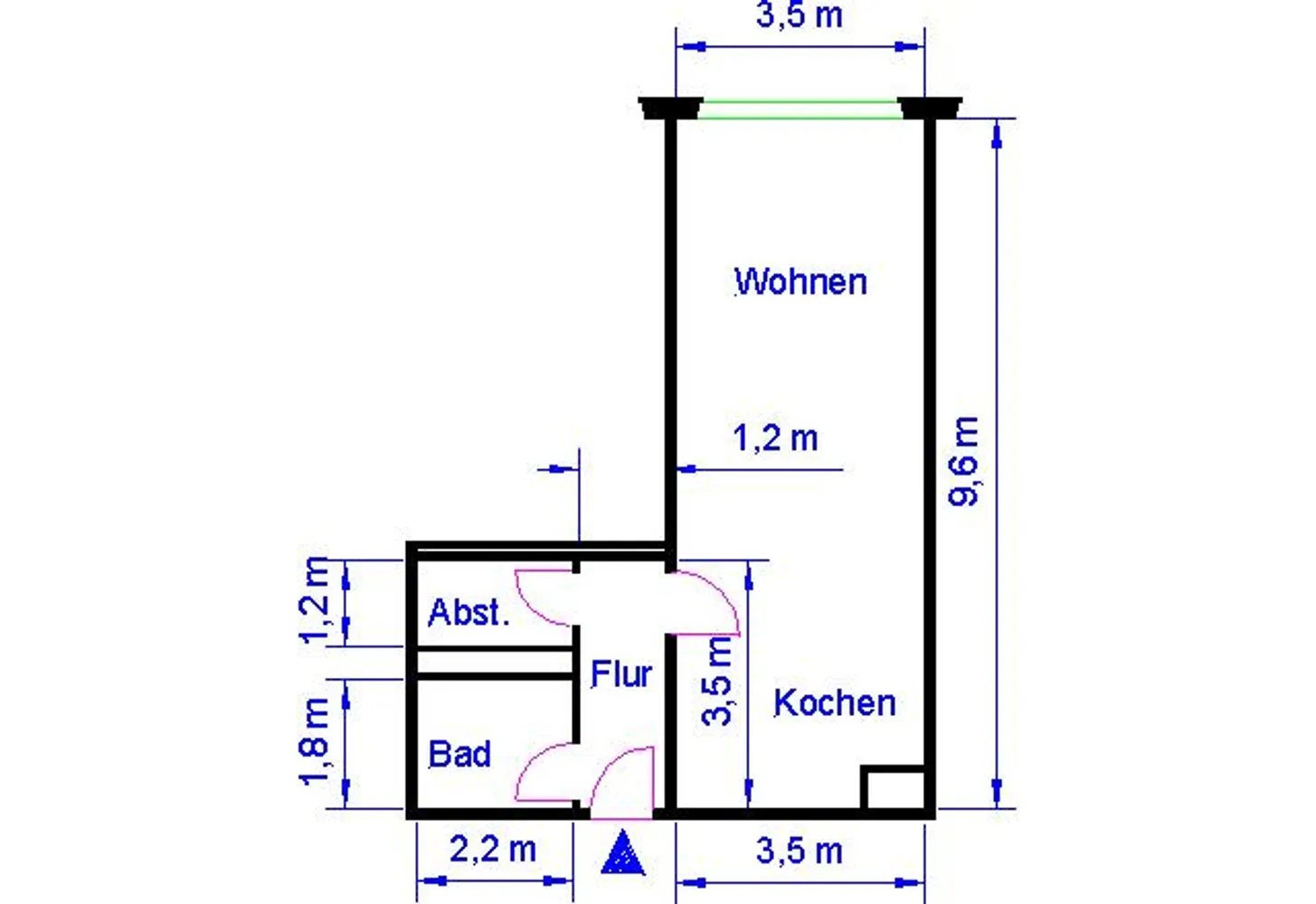 1 Zimmer Wohnung mit 43 m² in Magdeburg – Bild 5