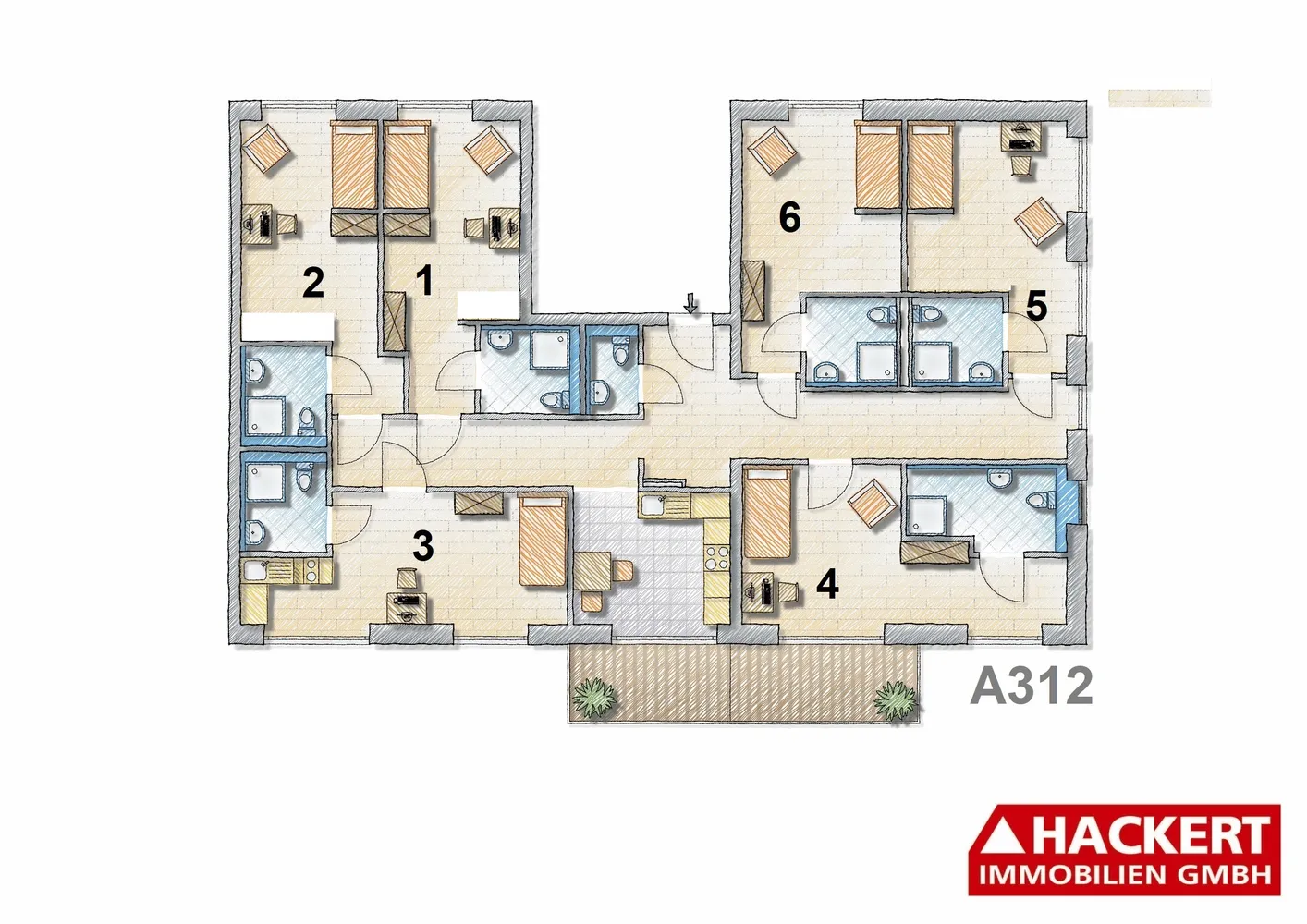 1 Zimmer Wohnung mit 21 m² in Bochum – Bild 8