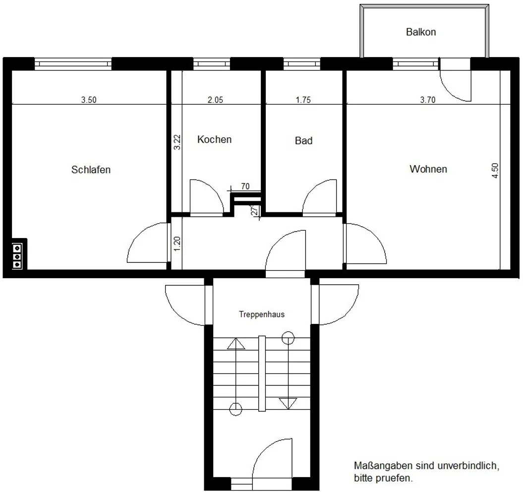 2 Zimmer Wohnung mit 51 m² in Nordhausen – Bild 4