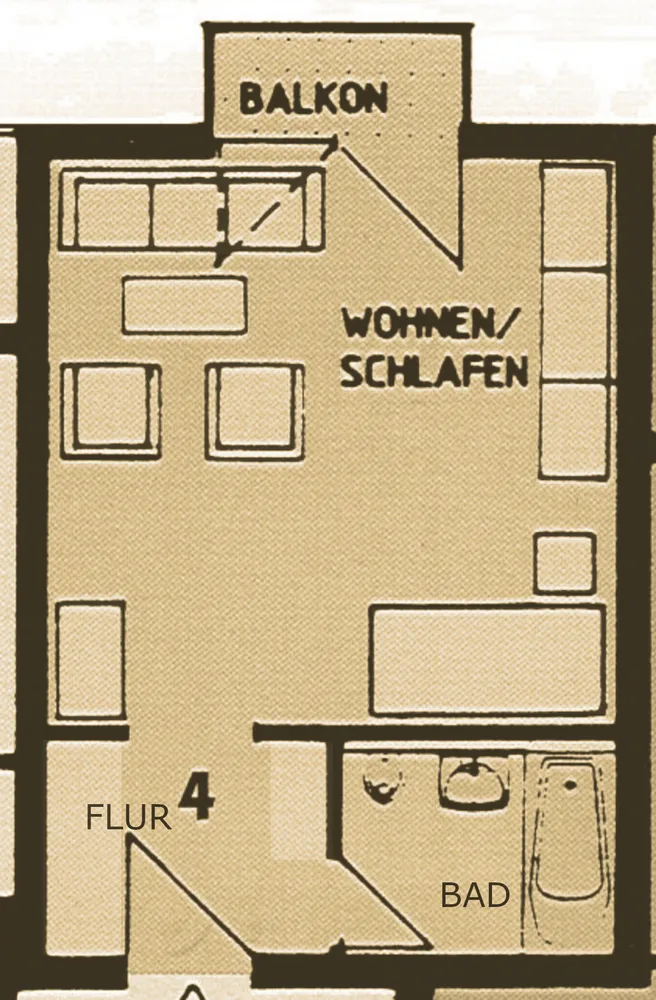 1 Zimmer Wohnung mit 28 m² in Chemnitz – Bild 8