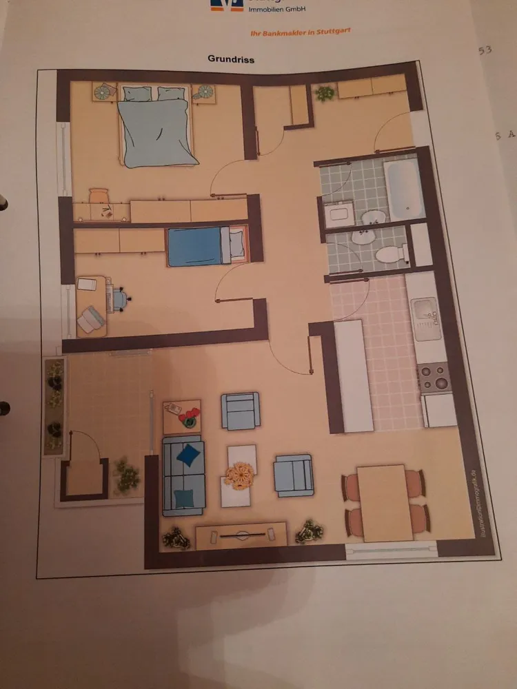 3 Zimmer Wohnung mit 76 m² in Stuttgart – Bild 7