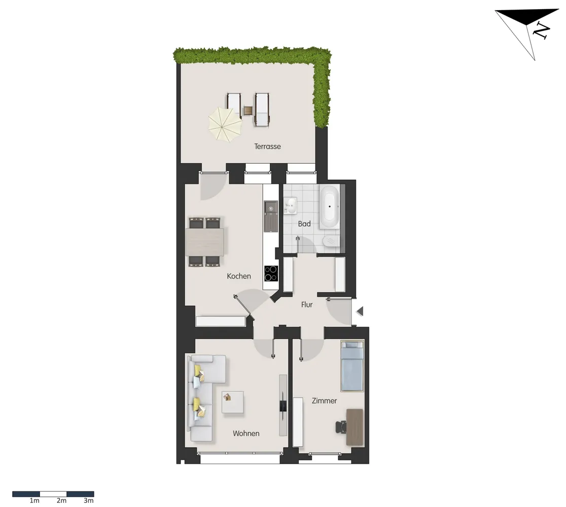 2 room apartment with 66 m² in Magdeburg – Photo 10