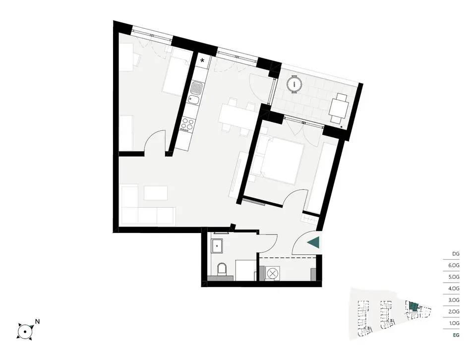 3 Zimmer Wohnung mit 68 m² in Crailsheim – Bild 9