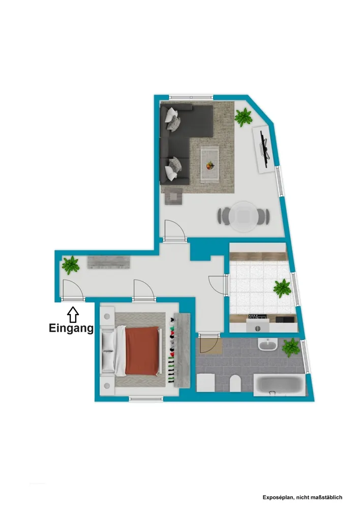 2 Zimmer Wohnung mit 50 m² in Frankfurt am Main – Bild 9