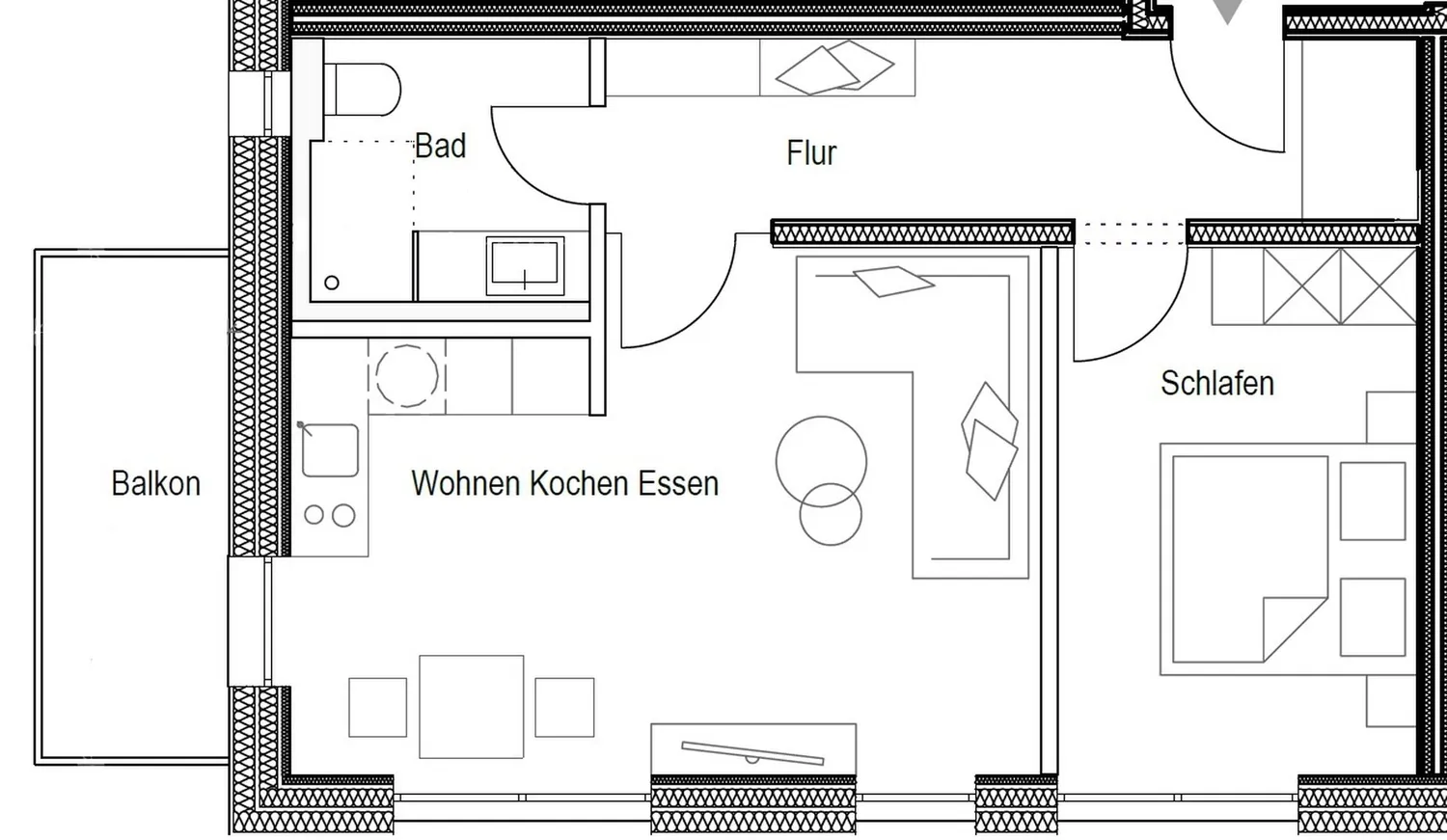 2 Zimmer Wohnung mit 51 m² in Regensburg – Bild 7