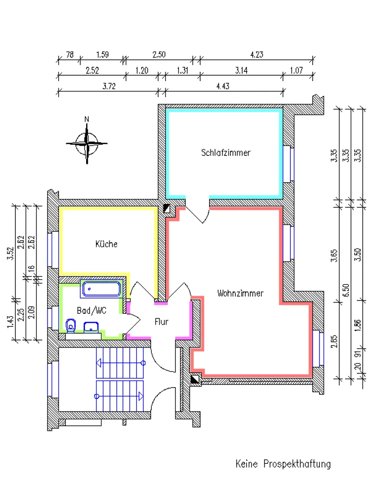 2 Zimmer Wohnung mit 63 m² in Chemnitz – Bild 2
