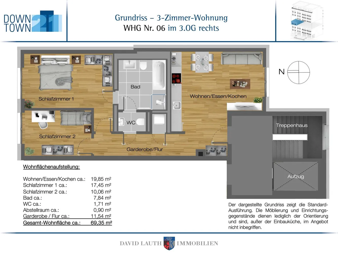 3 Zimmer Wohnung mit 69 m² in Frankfurt am Main – Bild 11