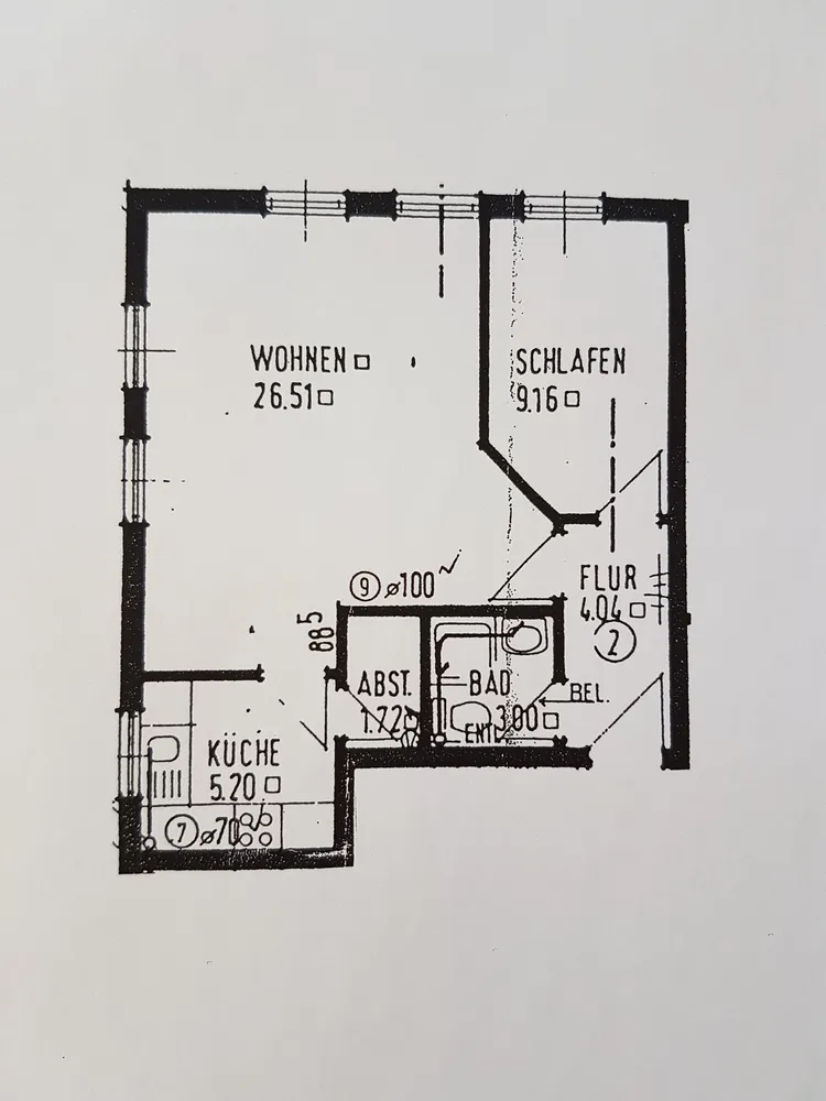 2 Zimmer Wohnung mit 50 m² in Bremen – Bild 10