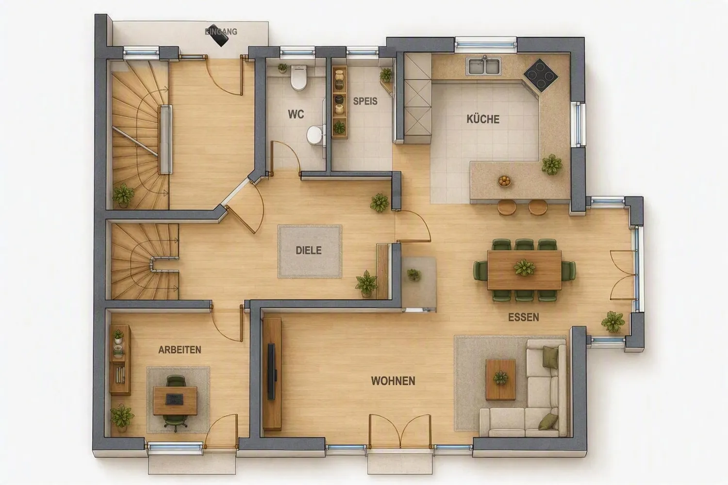 5 Zimmer Wohnung mit 145 m² in Erding – Bild 1