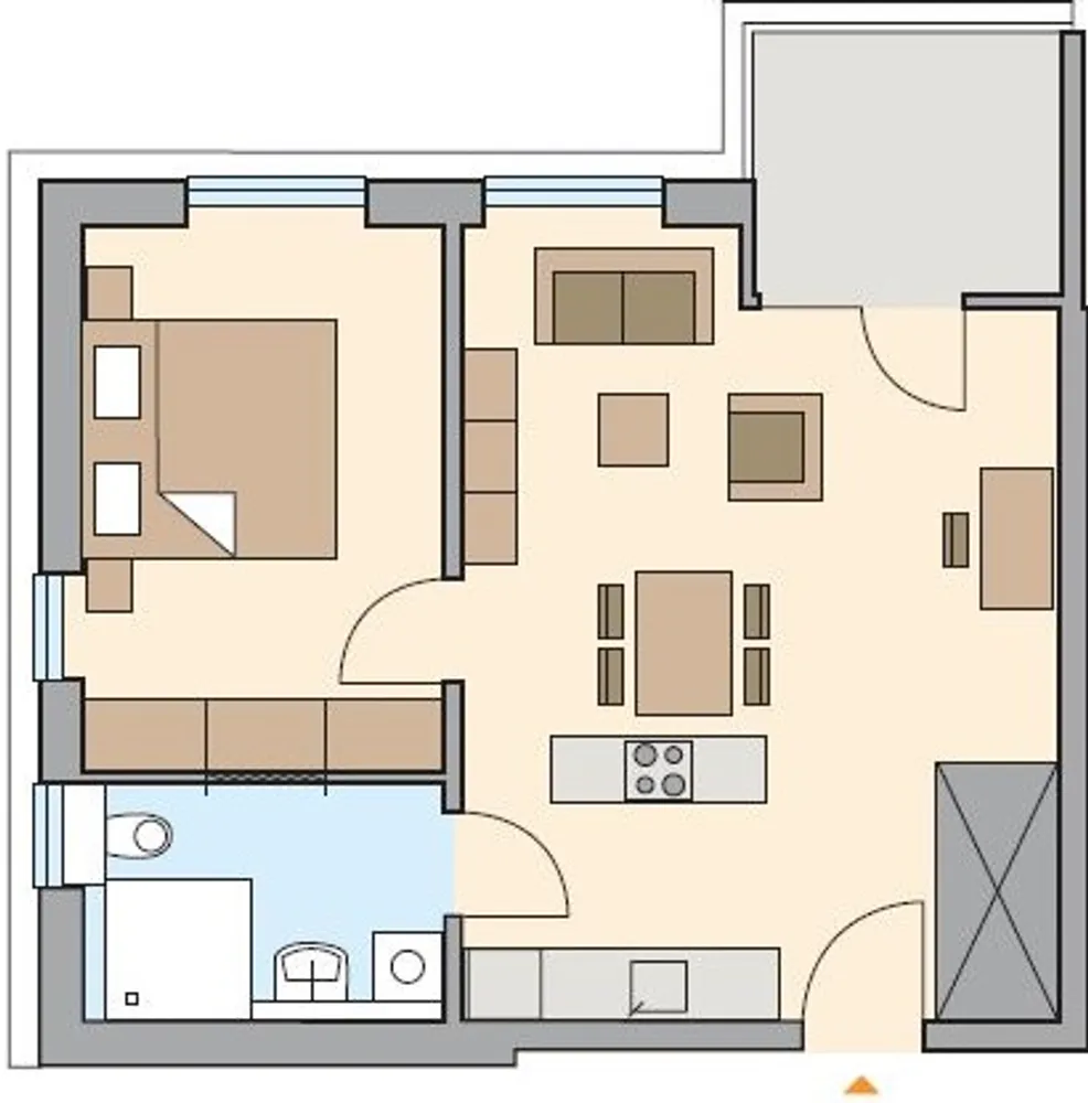 2 Zimmer Wohnung mit 51 m² in Neuwied – Bild 2