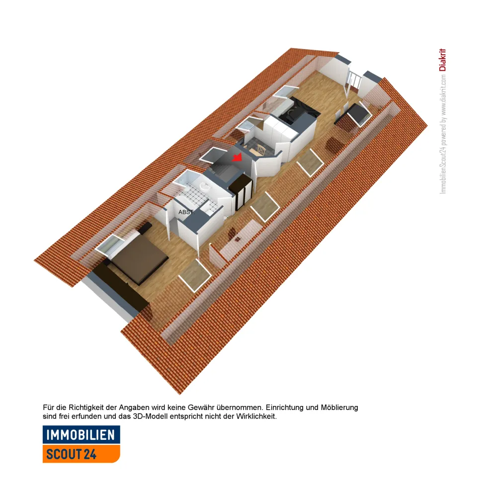 2 room apartment with 74 m² in Backnang – Photo 2