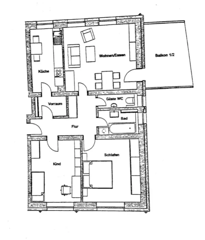 3 Zimmer Wohnung mit 86 m² in München – Bild 5