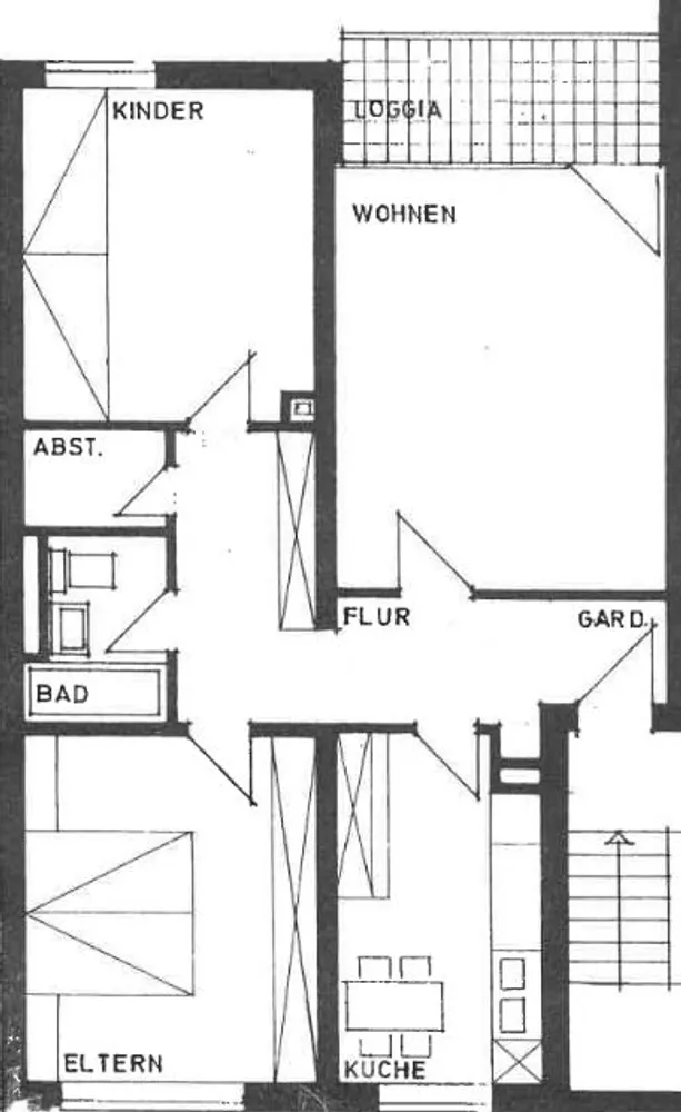 3 Zimmer Wohnung mit 84 m² in Hannover – Bild 2