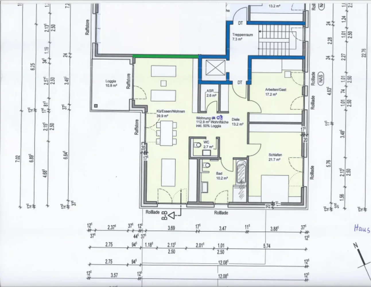3 Zimmer Wohnung mit 112 m² in Mönchengladbach – Bild 2