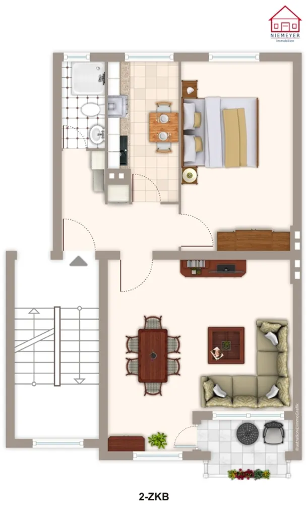 2 Zimmer Wohnung mit 52 m² in Bremen – Bild 10