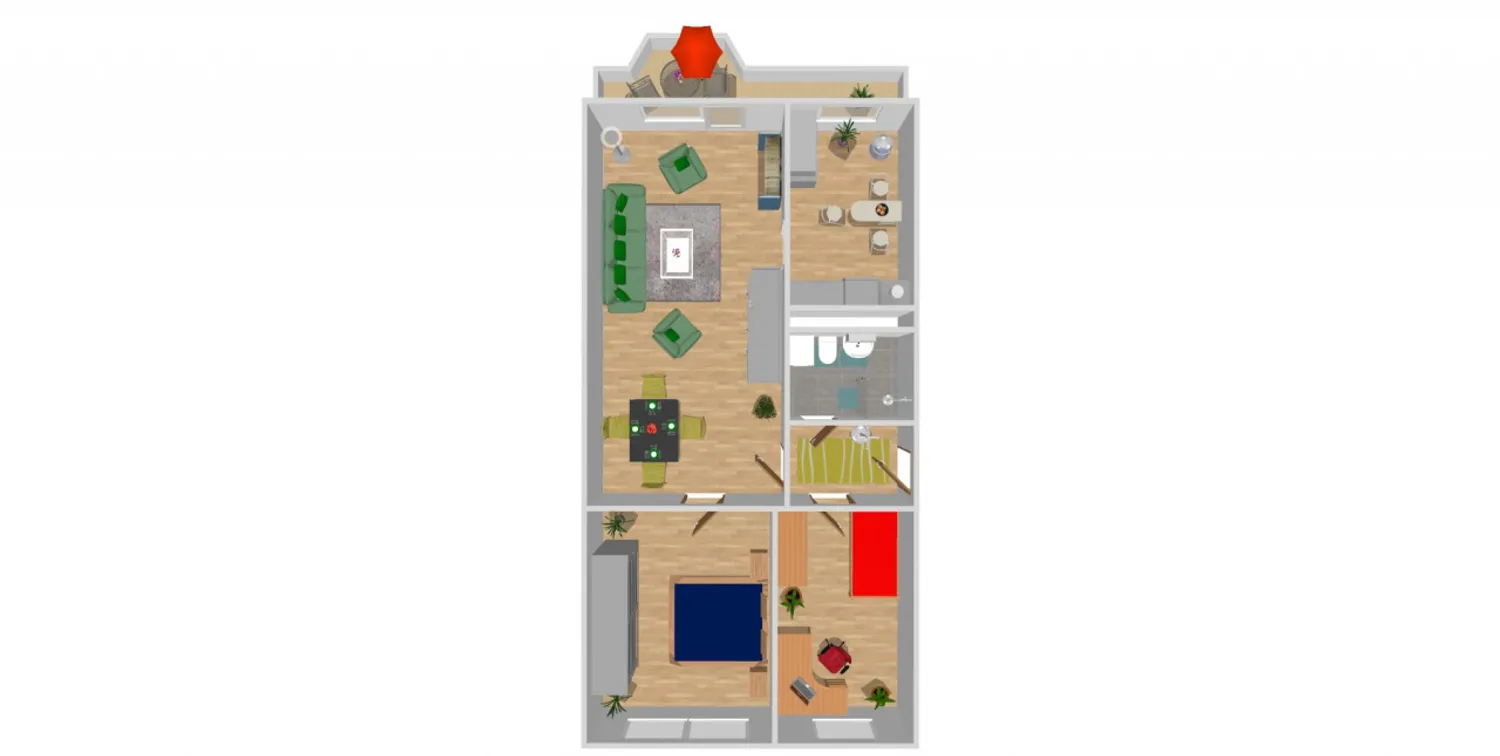 3 Zimmer Wohnung mit 71 m² in Chemnitz – Bild 2