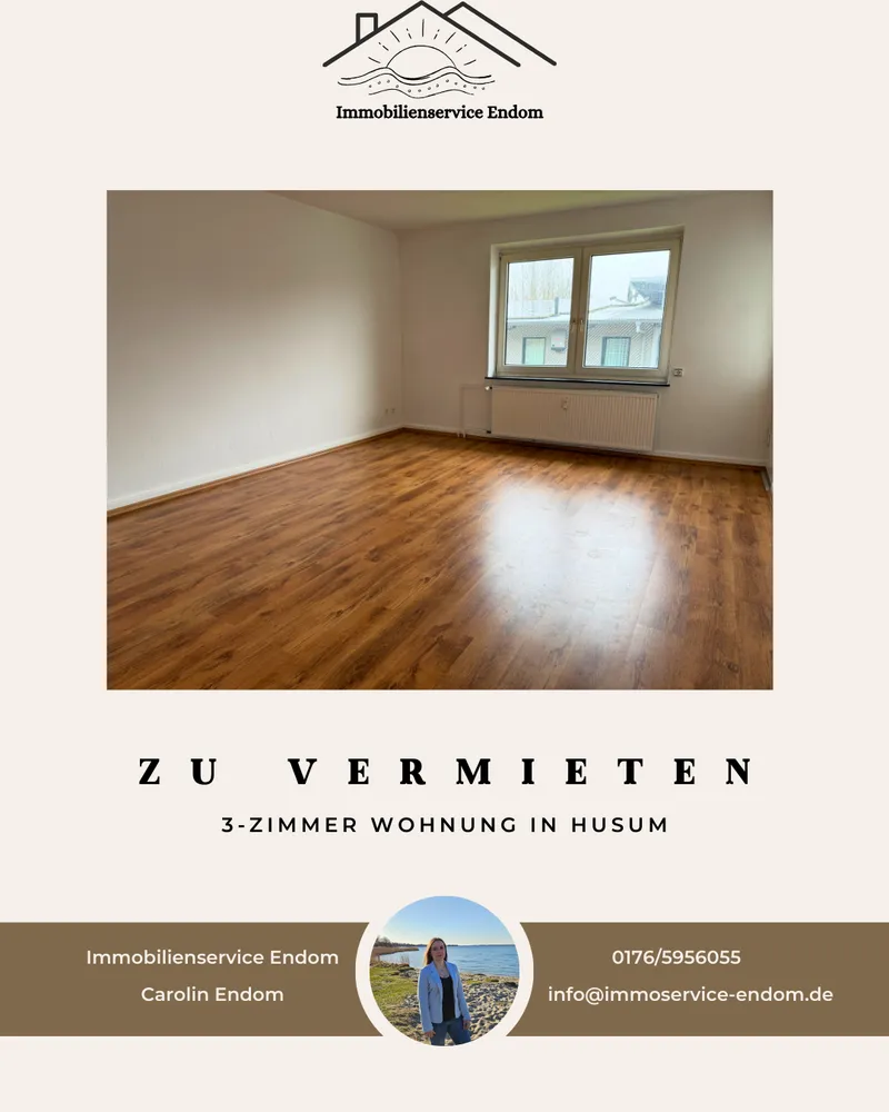 3 Zimmer Wohnung mit 70 m² in Husum – Bild 1