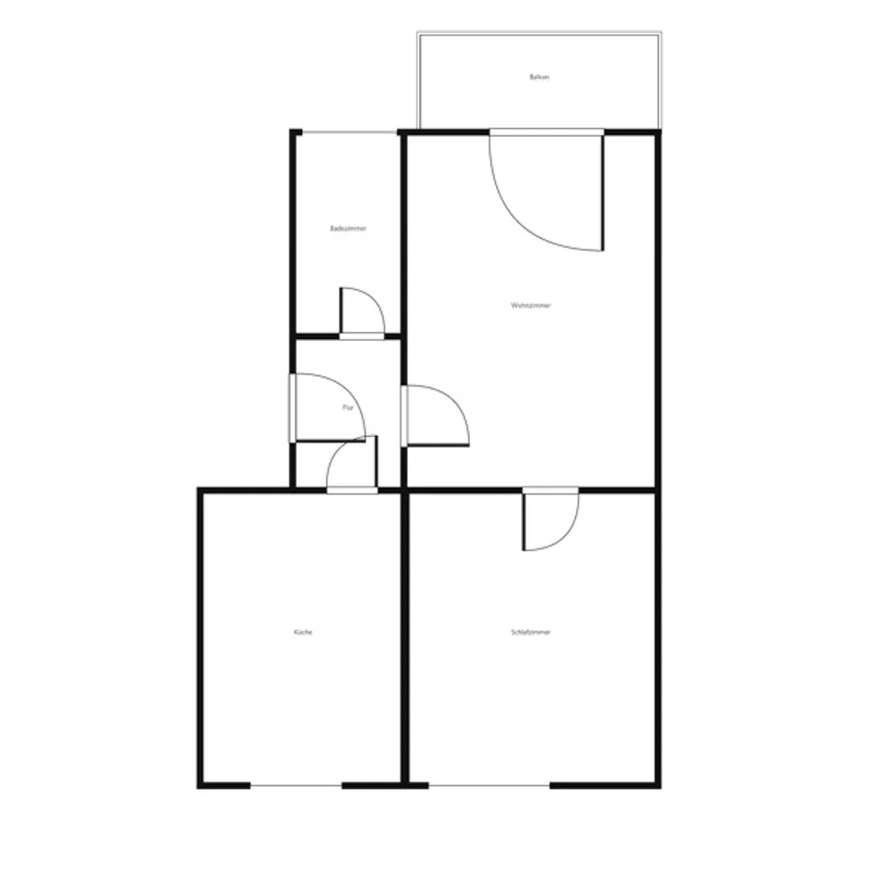 2 Zimmer Wohnung mit 49 m² in Braunschweig – Bild 2