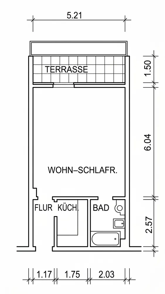 1 Zimmer Wohnung mit 50 m² in Dortmund – Bild 4