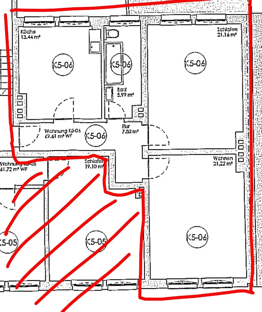 2 Zimmer Wohnung mit 70 m² in Aachen – Bild 12