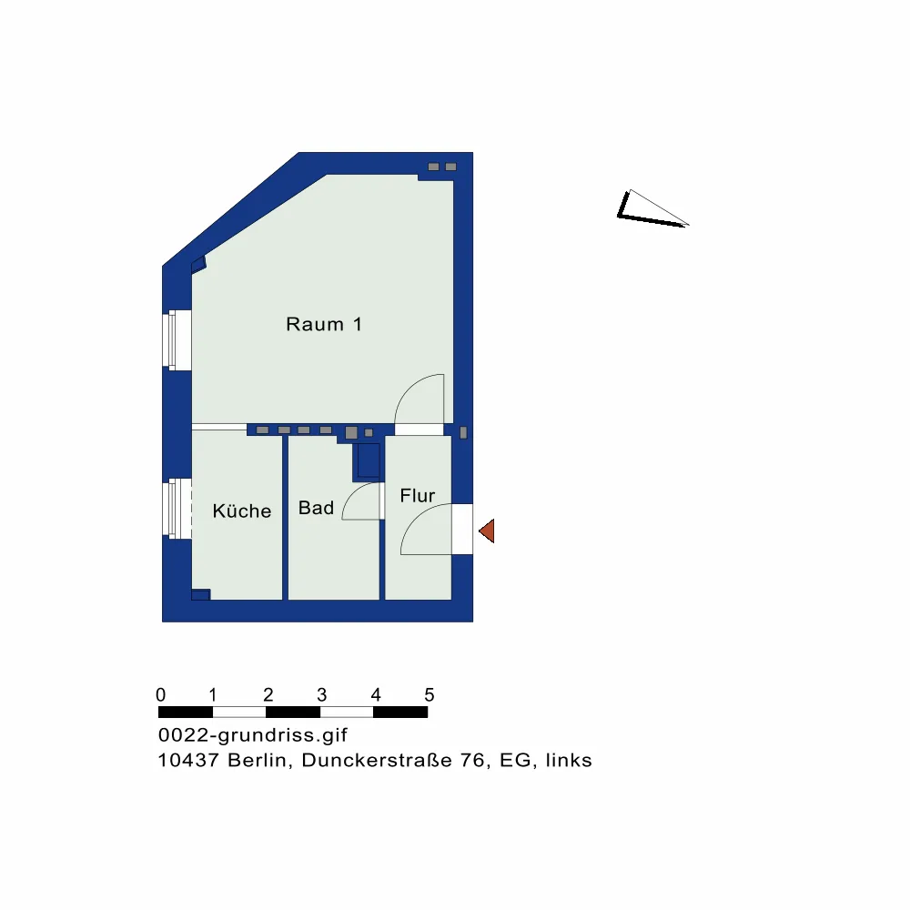 1 Zimmer Wohnung mit 32 m² in Berlin – Bild 6