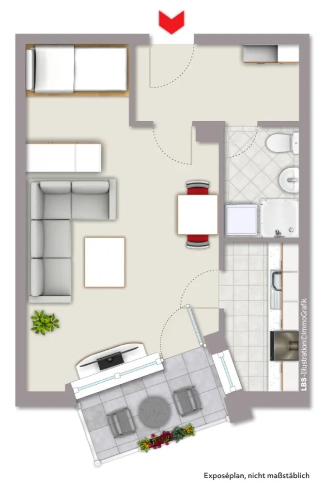 1 Zimmer Wohnung mit 34 m² in Berlin – Bild 9