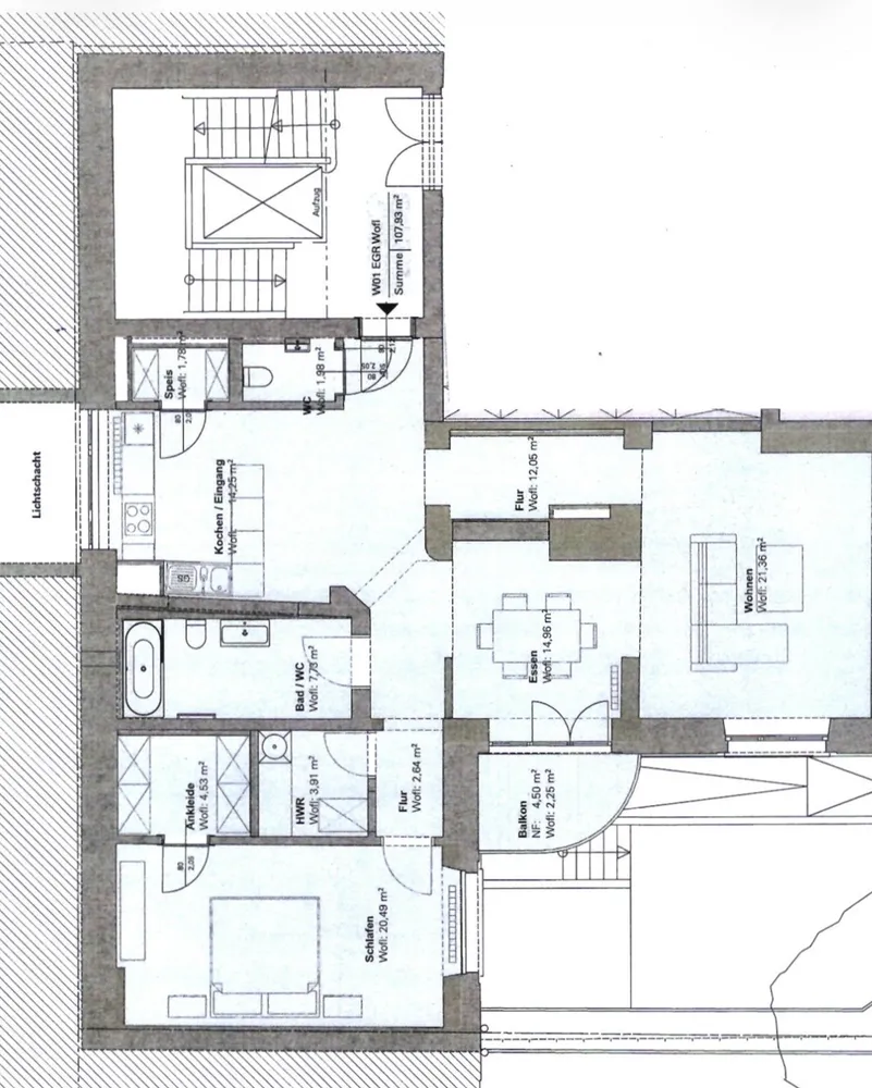 2 Zimmer Wohnung mit 105 m² in Rosenheim – Bild 3